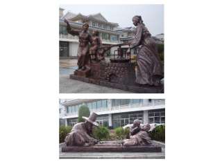 朝鲜文化锻铜雕塑