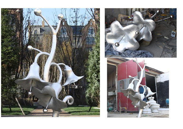 大连小区白钢风铃花