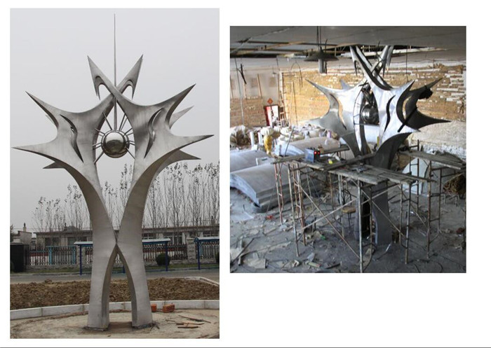 沈阳汪家白钢雕塑