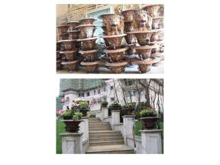 沈阳南十马路纳帕名门锻铜花钵