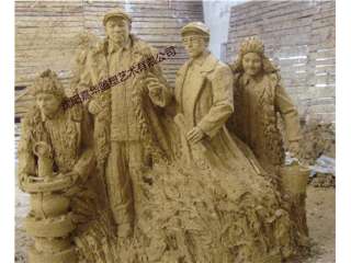 王进喜和他的工友们（泥稿）