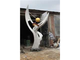 白钢不锈钢雕塑