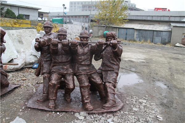 玻璃钢人物雕塑