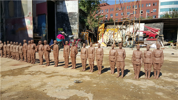 玻璃钢人物雕塑