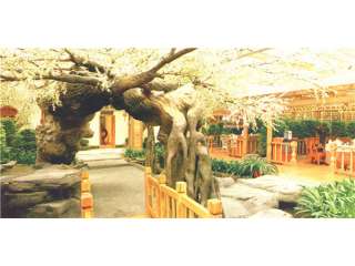 酒店包房装饰仿木雕塑