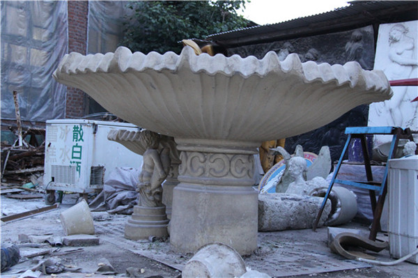 水池造型砂岩雕塑