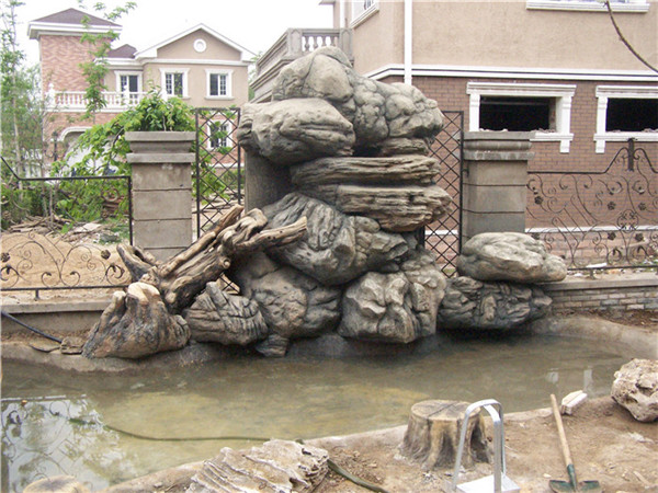 浑南别墅仿石景观雕塑