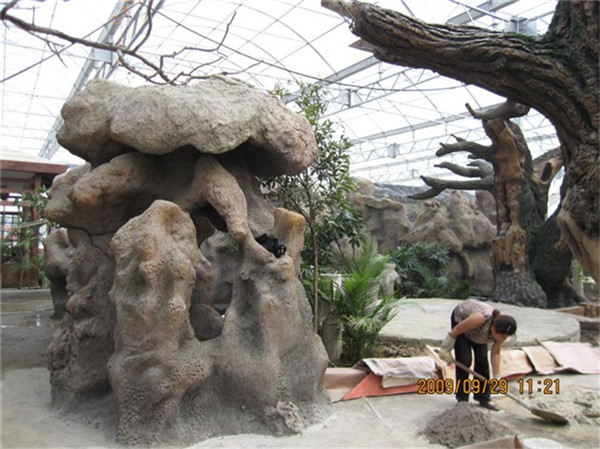 别墅仿石景观雕塑