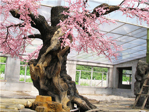 山水景色水泥雕塑