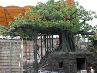 景区水泥假树雕塑