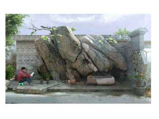 景观水泥仿石雕塑