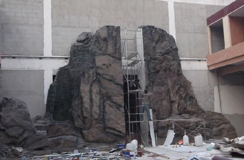 水泥仿石雕塑