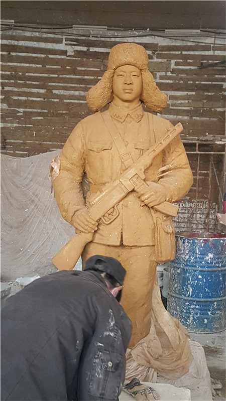 泥稿大样雕塑