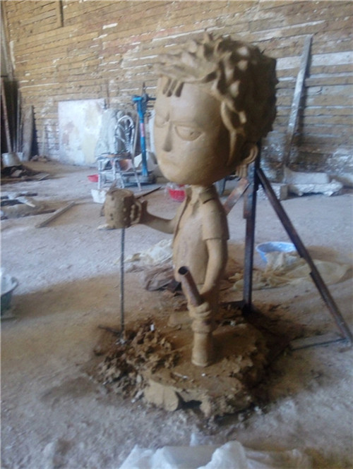泥稿大样雕塑 
