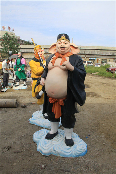 彩绘卡通雕塑 (2)