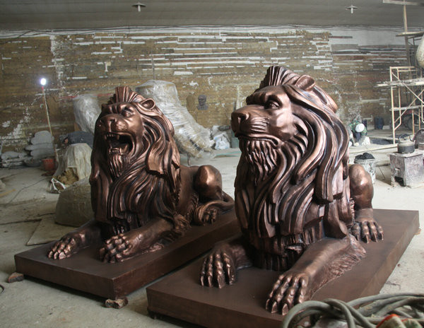 狮子造型雕塑