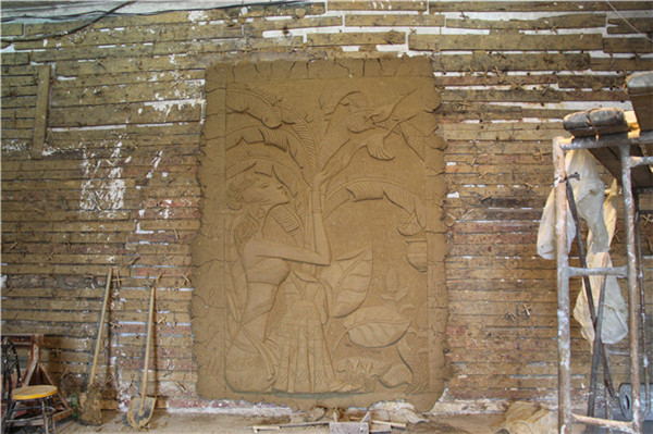 砂岩浮雕